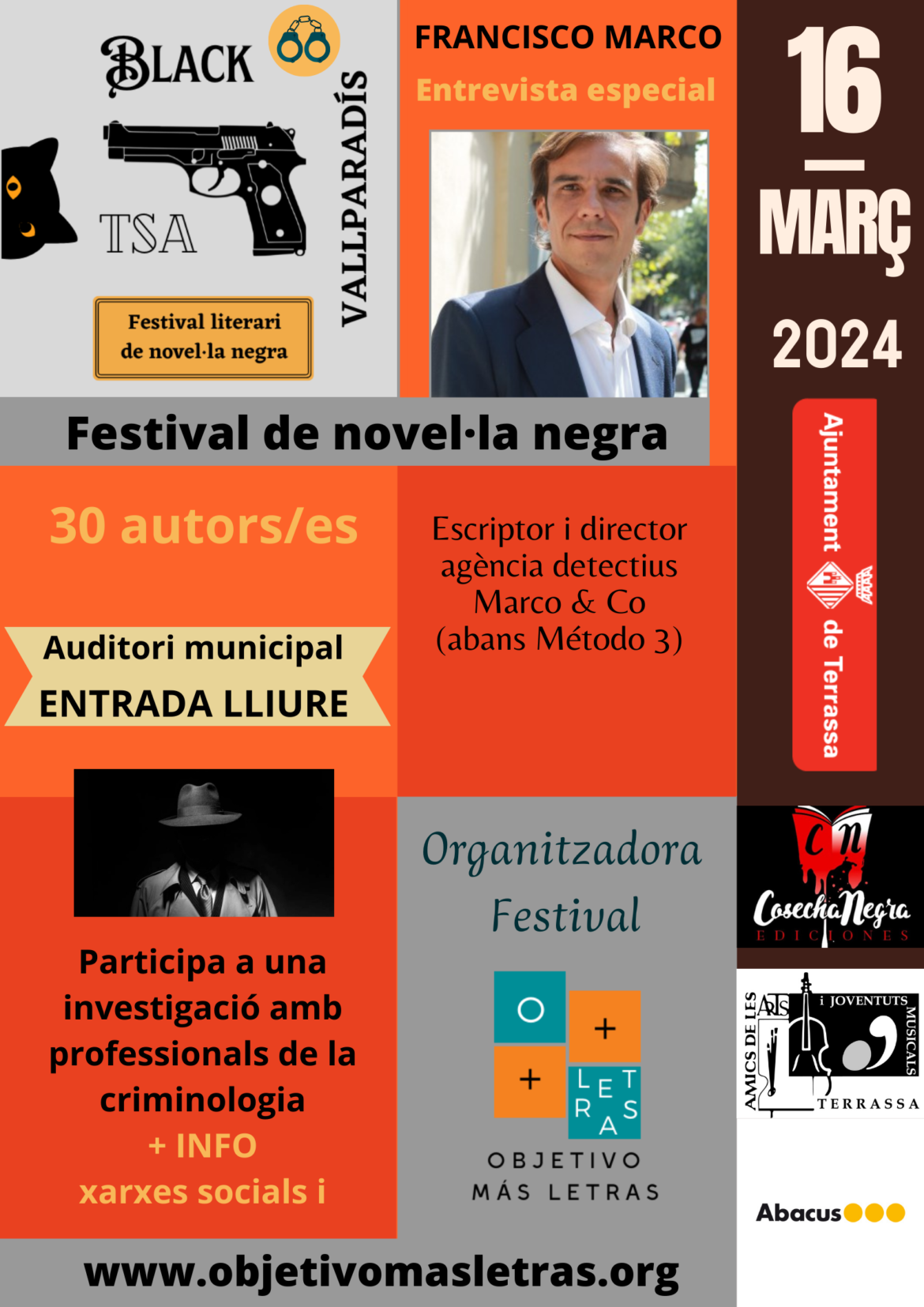 Festival de novela negra de Terrassa 2024